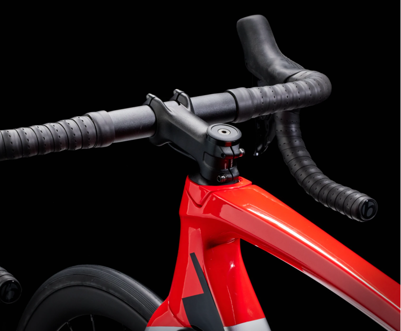 Trek Emonda SL 6 Pro Road Bike in Quicksilver/Radioactive Red-6